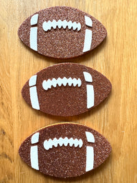 Glitter Foam Football – 4.5" x 2.5" (Single or Set of 3)