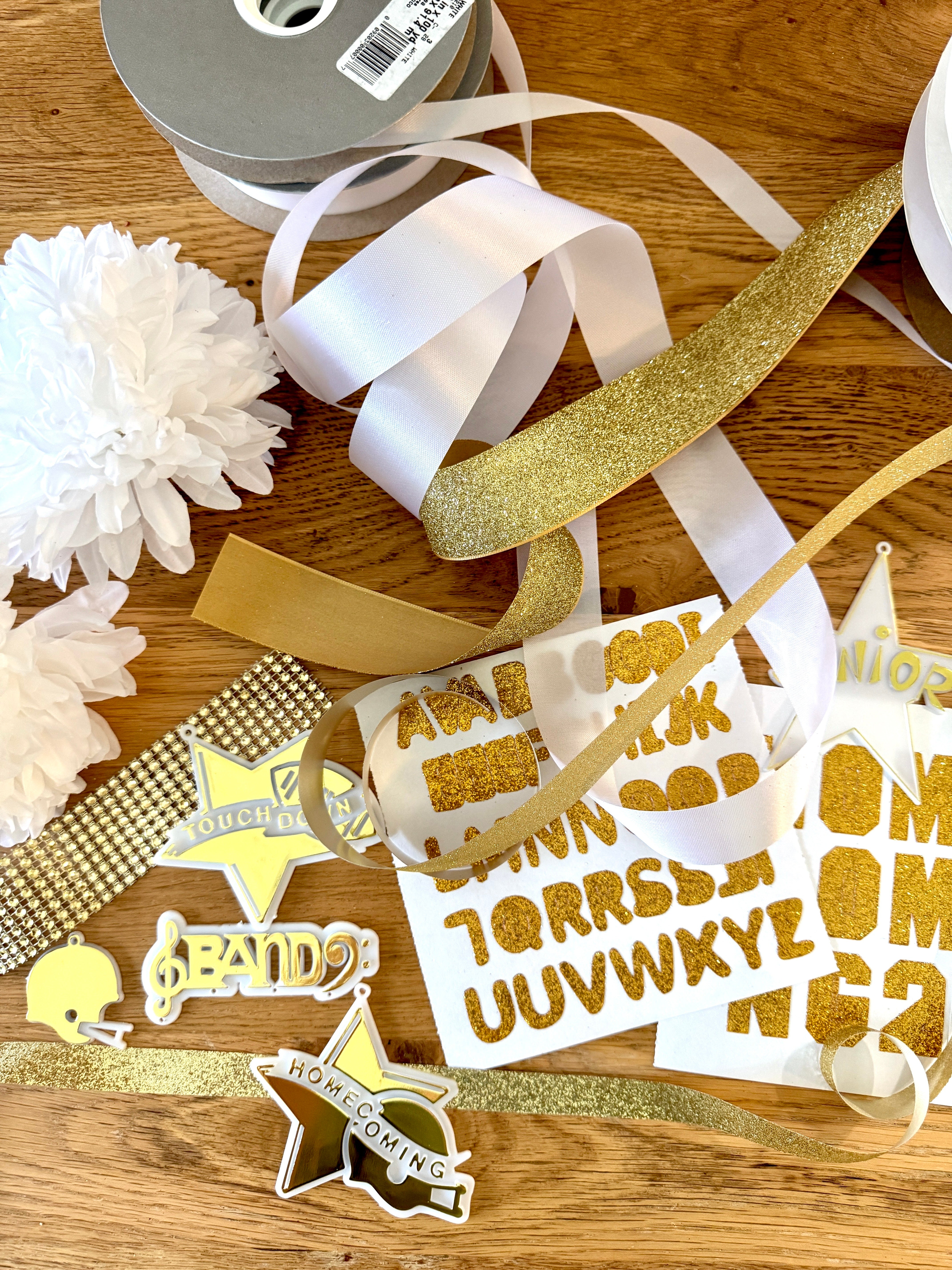 DIY Homecoming Mum Kit – Double Flower | Custom Colors