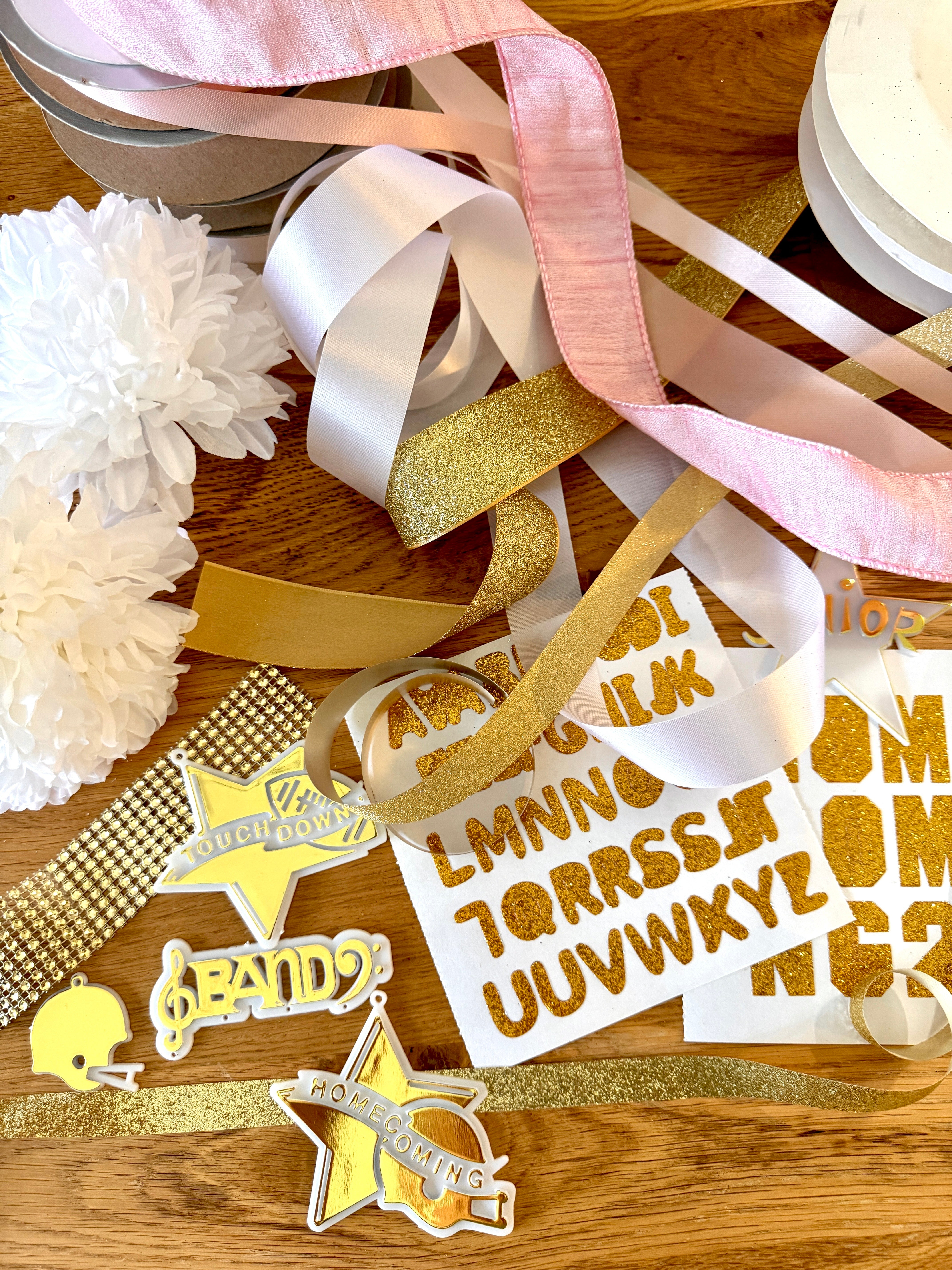 DIY Homecoming Mum Kit – Double Flower | Custom Colors