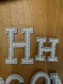 Pearl & Rhinestone Homecoming Letter Set | Gold or Silver | 1.75” & 2.75” Mum Letters