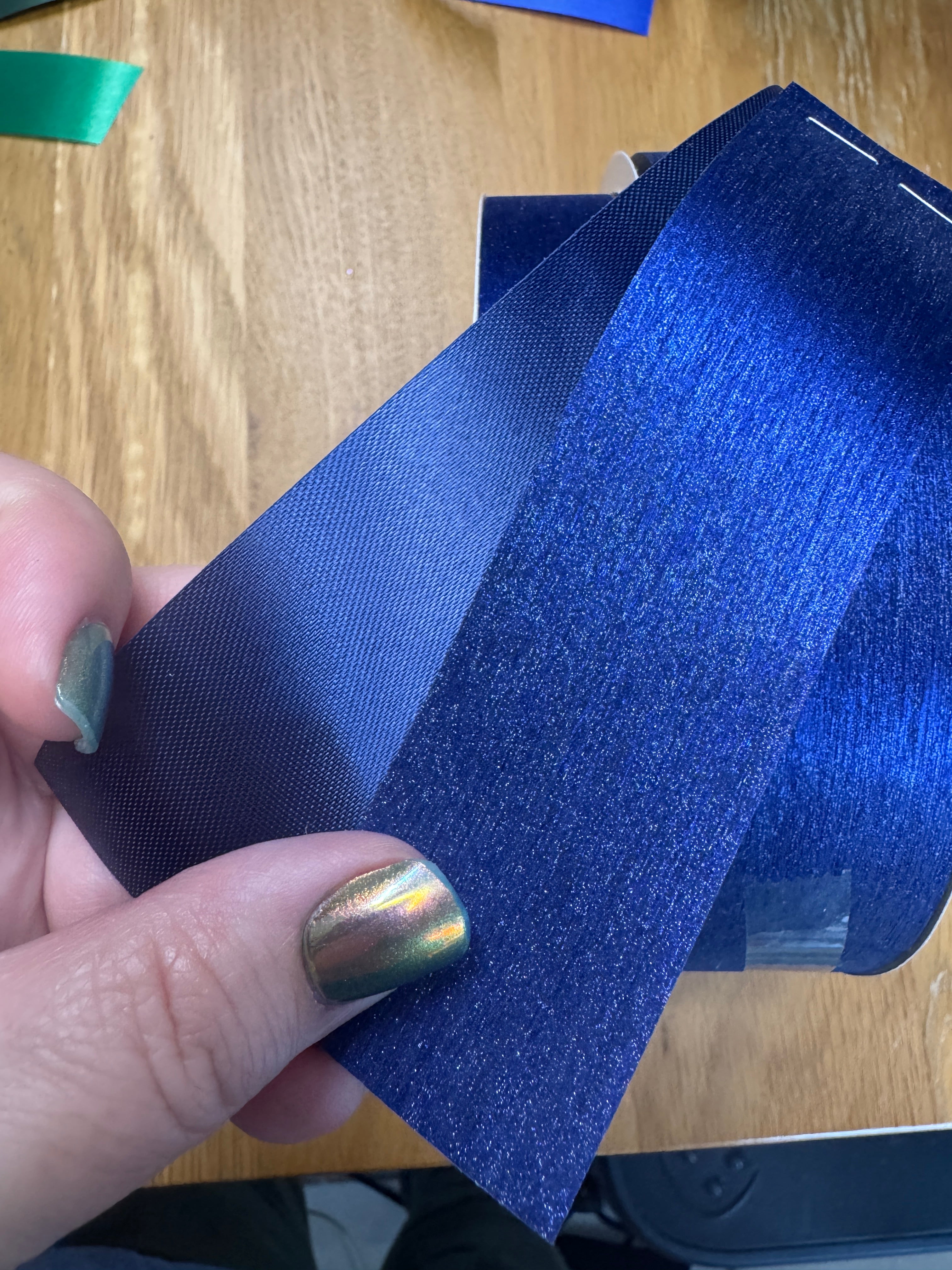 Diamond Dust Ribbon – 100 Yard Rolls | #5 & #9 | 6 Colors