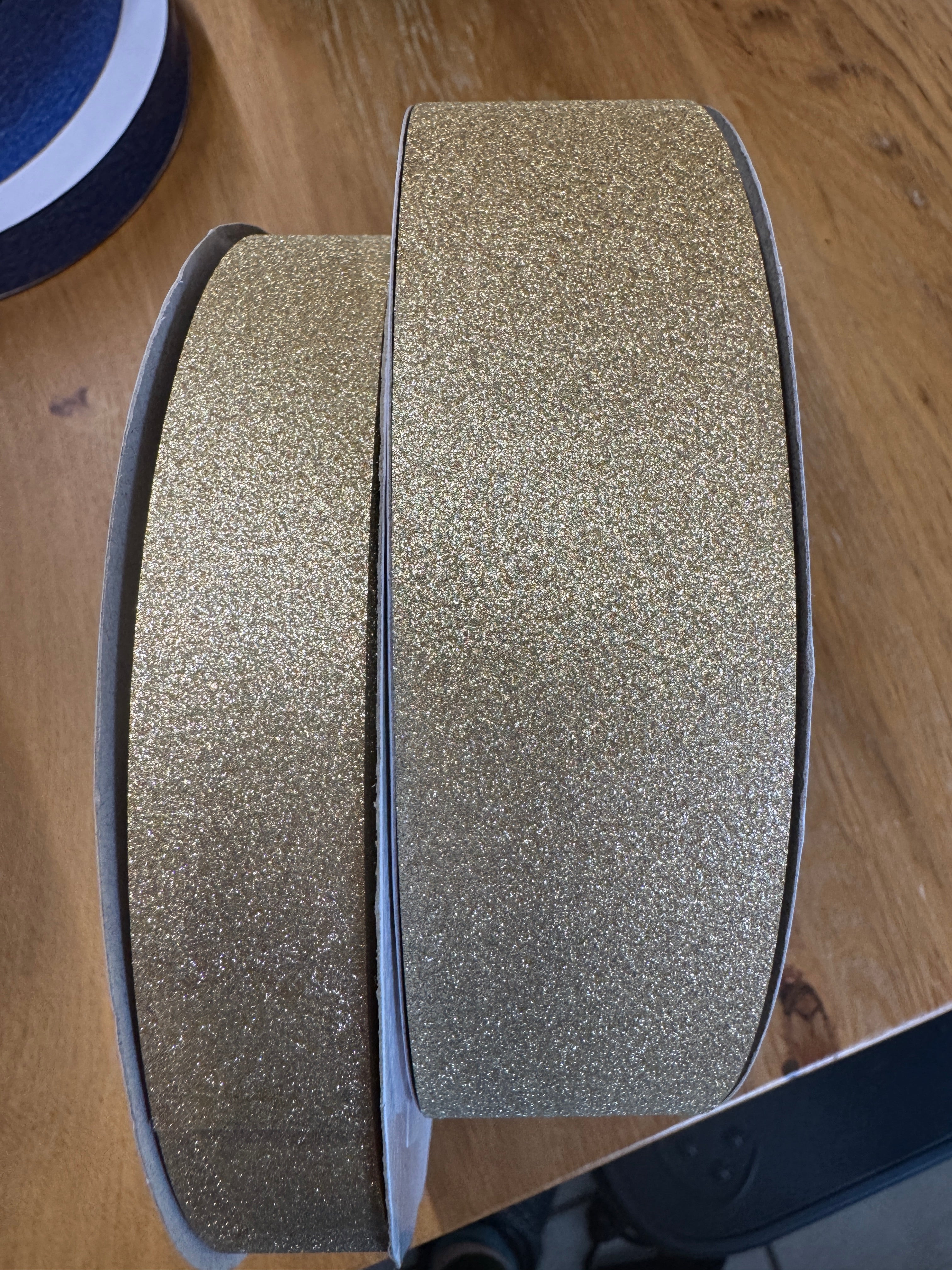 #9 Ribbon (100 Yards) / Soft Gold Diamond Dust