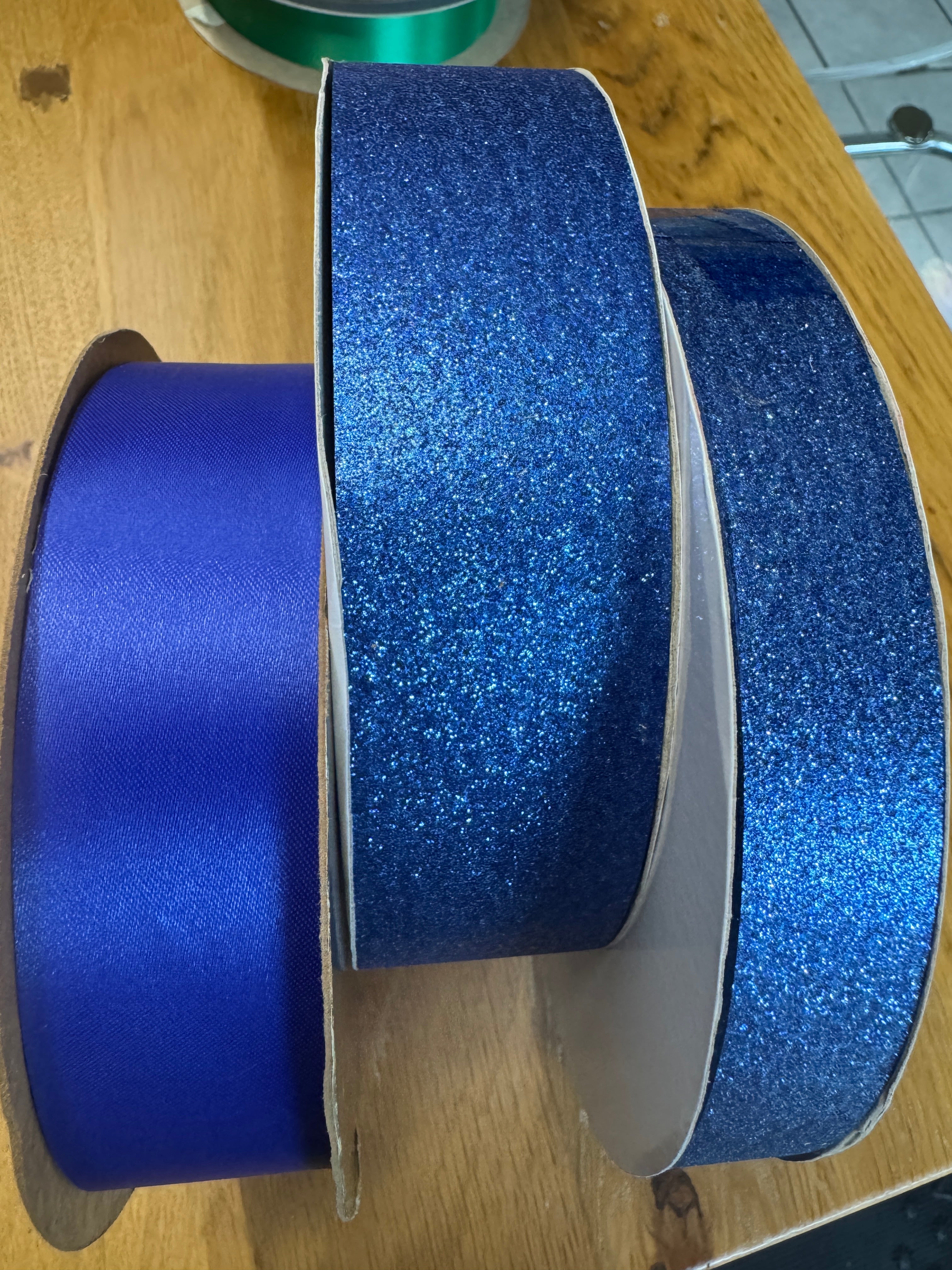 Diamond Dust Ribbon – 100 Yard Rolls | #5 & #9 | 6 Colors