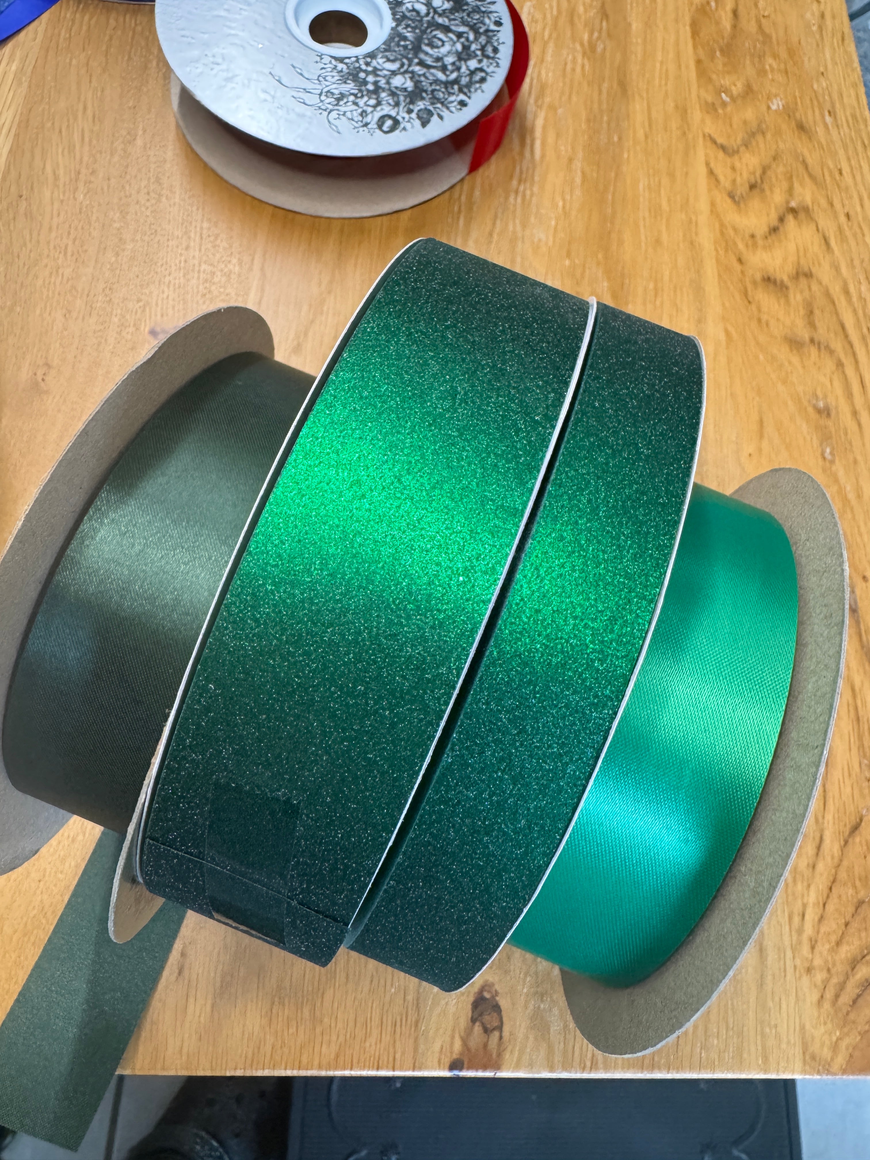 Diamond Dust Ribbon – 100 Yard Rolls | #5 & #9 | 6 Colors