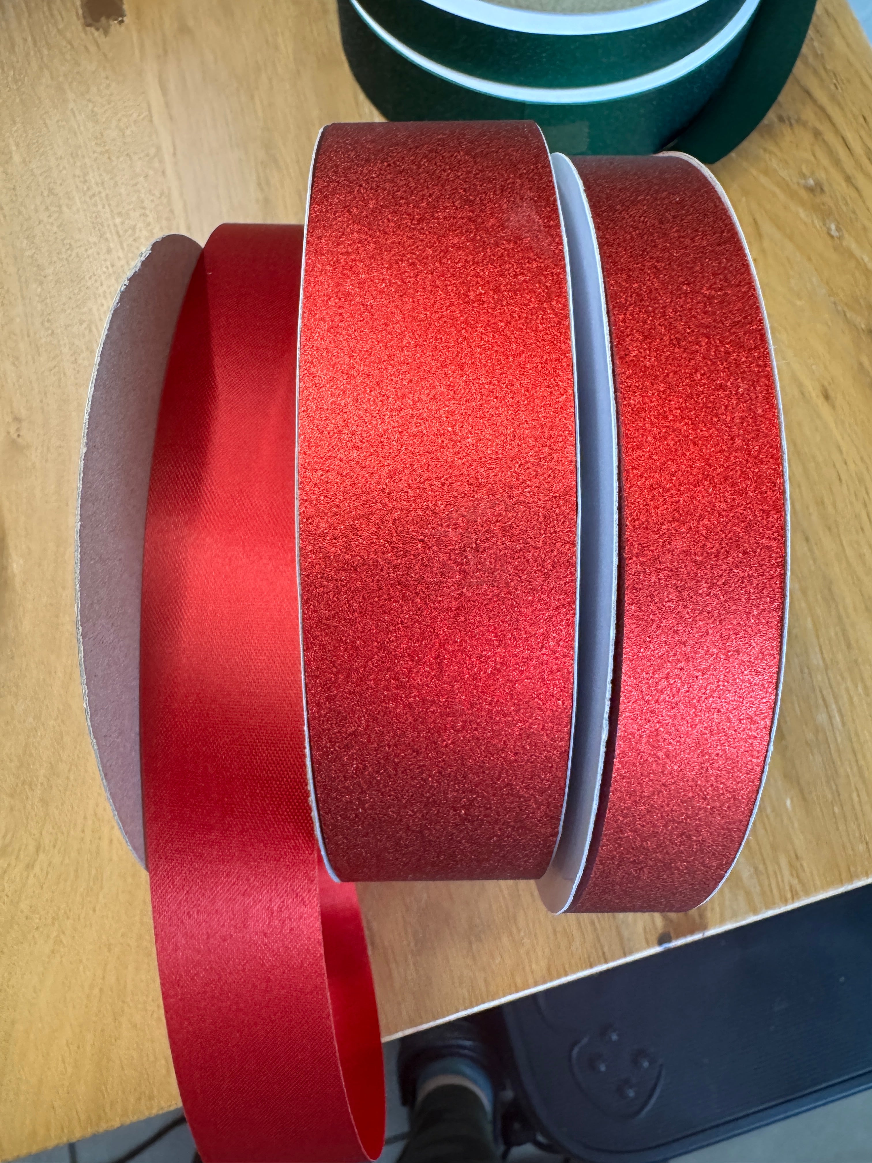 Diamond Dust Ribbon – 100 Yard Rolls | #5 & #9 | 6 Colors