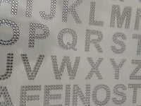 Rhinestone Alphabet Stickers – Silver & Gold