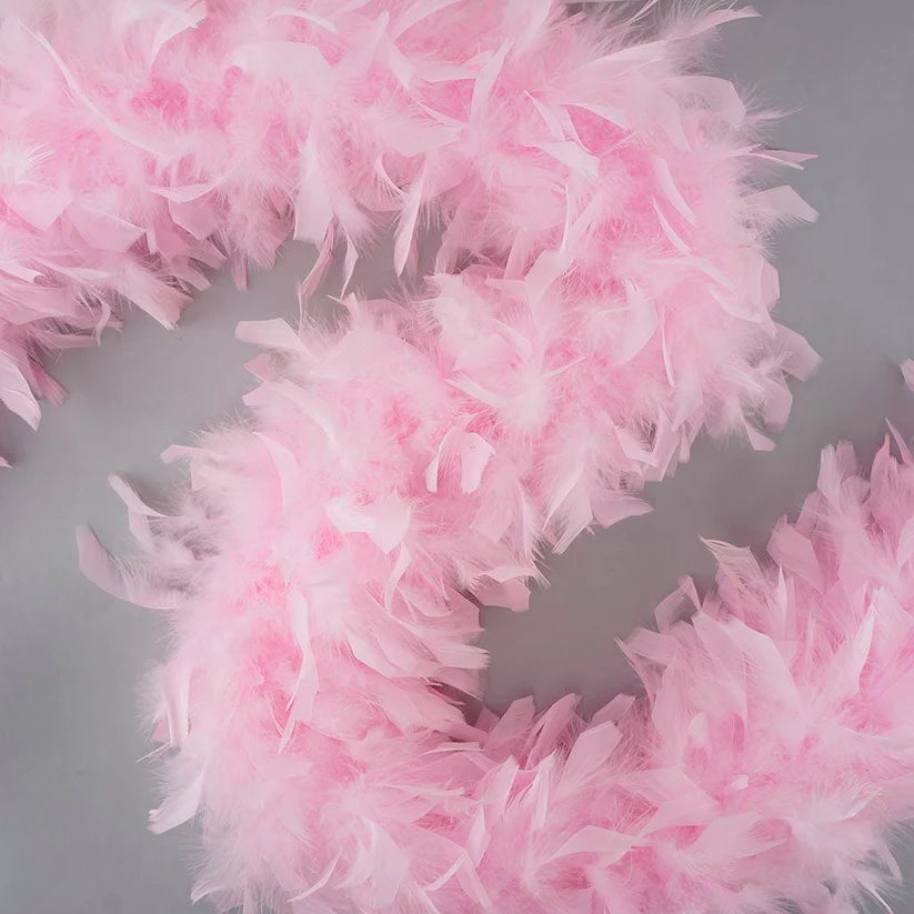 Chandelle Feather Boa – 6ft Craft Feather Trim for Homecoming Mums, Garters, Costumes & DIY Decor (Multiple Colors)