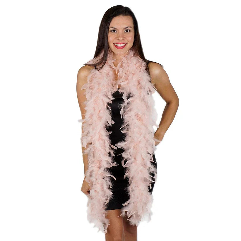 Chandelle Feather Boa – 6ft Craft Feather Trim for Homecoming Mums, Garters, Costumes & DIY Decor (Multiple Colors)