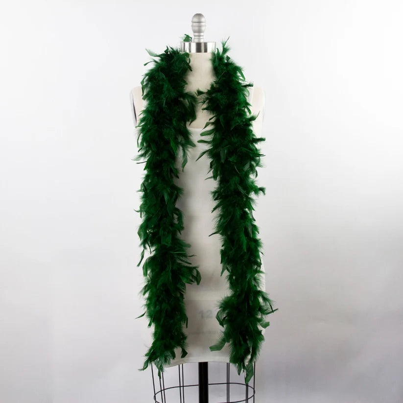 Chandelle Feather Boa – 6ft Craft Feather Trim for Homecoming Mums, Garters, Costumes & DIY Decor (Multiple Colors)