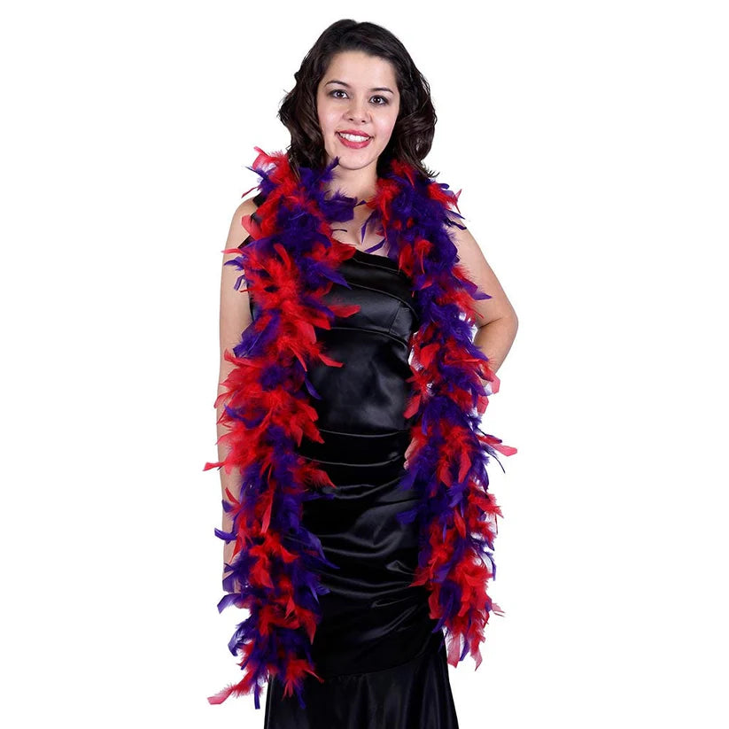 Chandelle Feather Boa – 6ft Craft Feather Trim for Homecoming Mums, Garters, Costumes & DIY Decor (Multiple Colors)