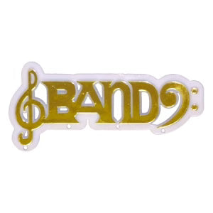 Band Charm – Gold or Silver | Homecoming Mum Accessory