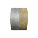 Silver Diamond Dust Ribbon – #3, #5 & #9 Sizes | 25 Yards