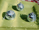 2″ Mini Disco Balls – Silver Sparkle for Mums & Garters | Sold Individually or in Sets of 6