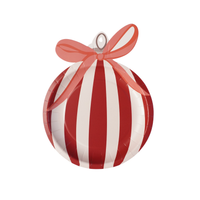 Ornament-Shaped Holiday Plates – 8" Disposable Christmas Dessert & Appetizer Plates, 8 Pack