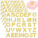 Rhinestone Alphabet Stickers – Silver & Gold