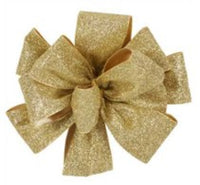 Double Sided Glitter Frosted Satin Ribbon- 1 1/2" Wide X 25 Yards Long | 1 Spool