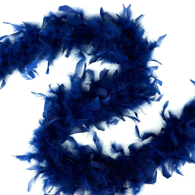 Chandelle Feather Boa – 6ft Craft Feather Trim for Homecoming Mums, Garters, Costumes & DIY Decor (Multiple Colors)