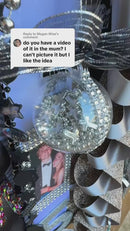 3.15" Clear Fillable Ornament Balls – DIY Plastic Ornaments for Homecoming Mums, Crafts & Decor
