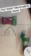 3.15" Clear Fillable Ornament Balls – DIY Plastic Ornaments for Homecoming Mums, Crafts & Decor
