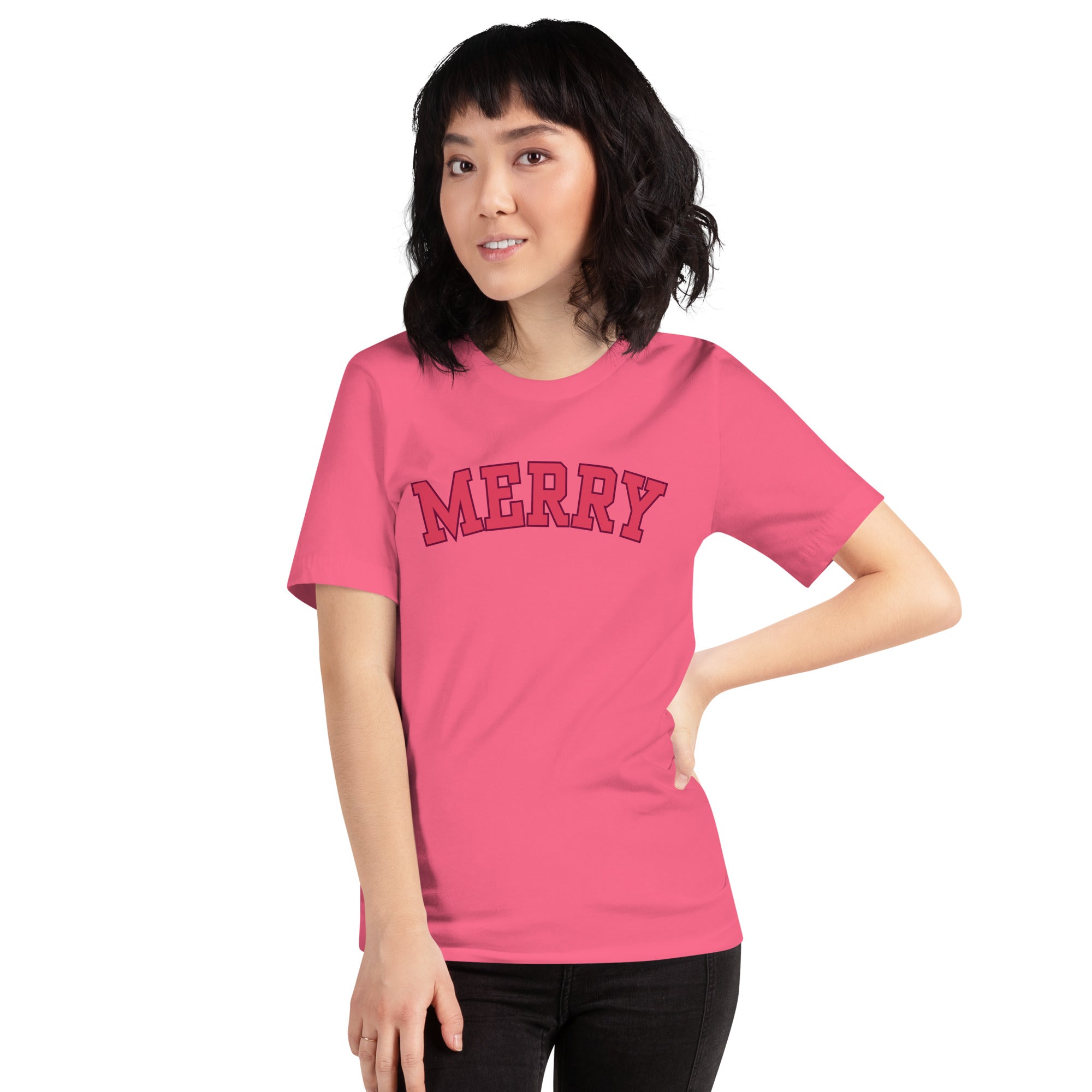 Super Soft "Merry" Christmas T-Shirt – Soft, Cozy Holiday Tee