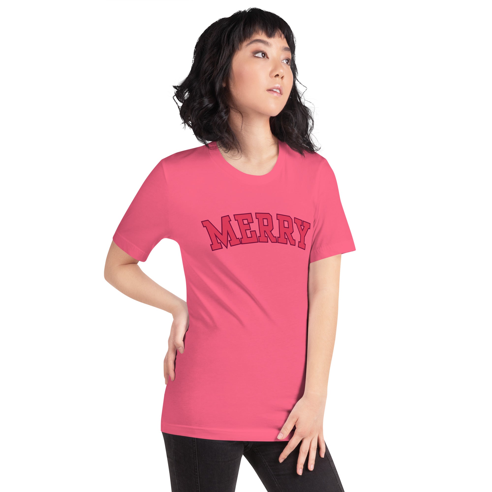 Super Soft "Merry" Christmas T-Shirt – Soft, Cozy Holiday Tee