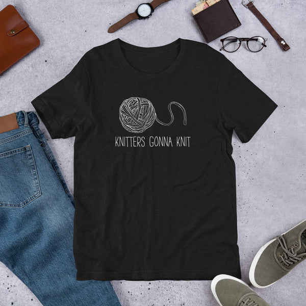 Knitters Gonna Knit Soft T-shirt