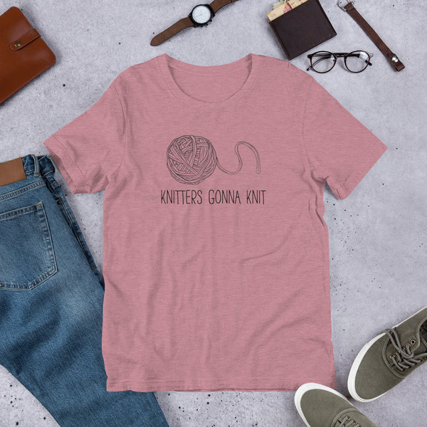 Knitters Gonna Knit Soft T-shirt